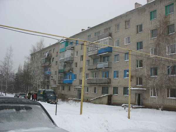 Soviet five storey apartment