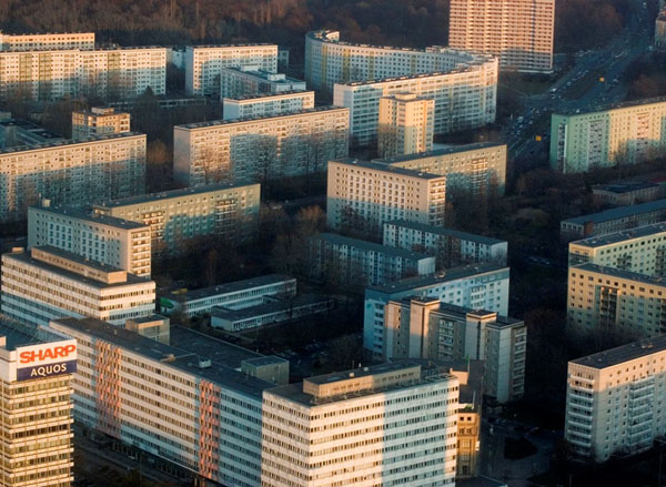 Soviet housing massif