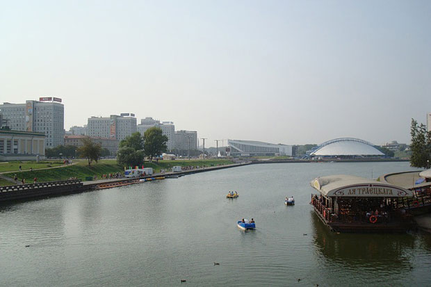 Svisloch River, Minsk