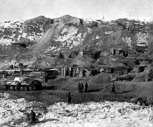 Volga River embankment, Battle of Stalingrad