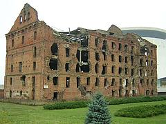 ruins from the Battle of Stalingrad