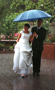 rain on wedding day