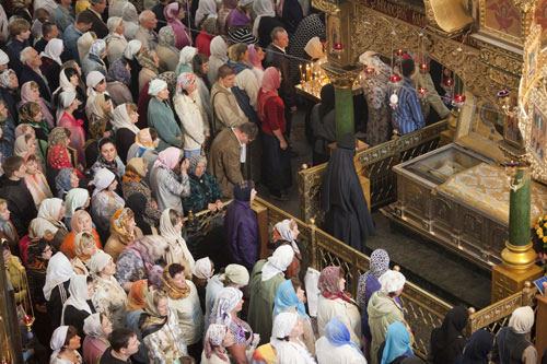 Russian Orthodox church service